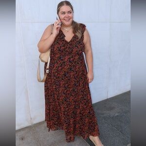 Floral maxi dress